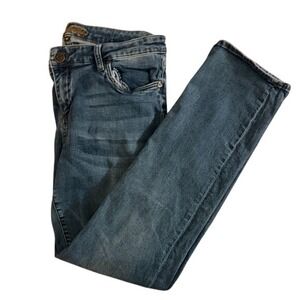 Kut From The Kloth Womens Jeans Size 12 Blue Wash Distressed Bootcut Denim‎